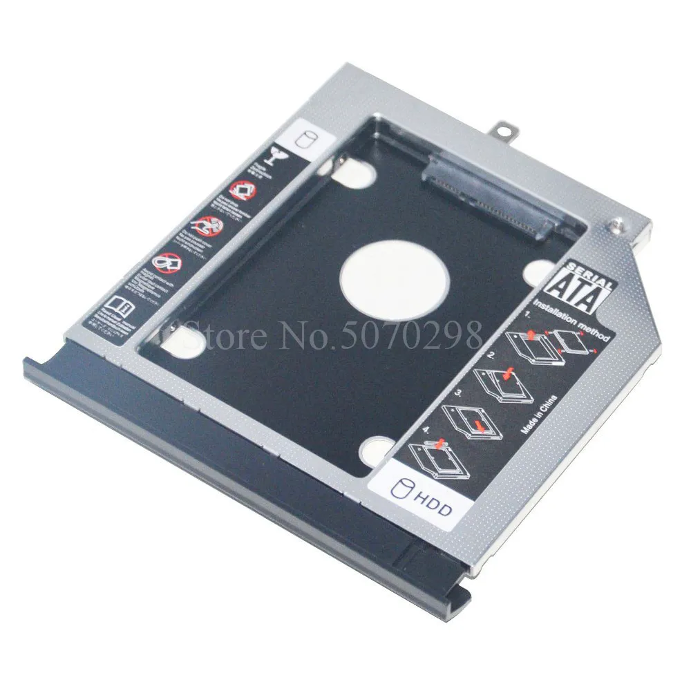 Передняя панель корпуса+ кронштейн 2nd SATA 3,0 2," жесткий диск HDD SSD картридж для оптического диска для lenovo IdeaPad 310 510 XiaoXin 310