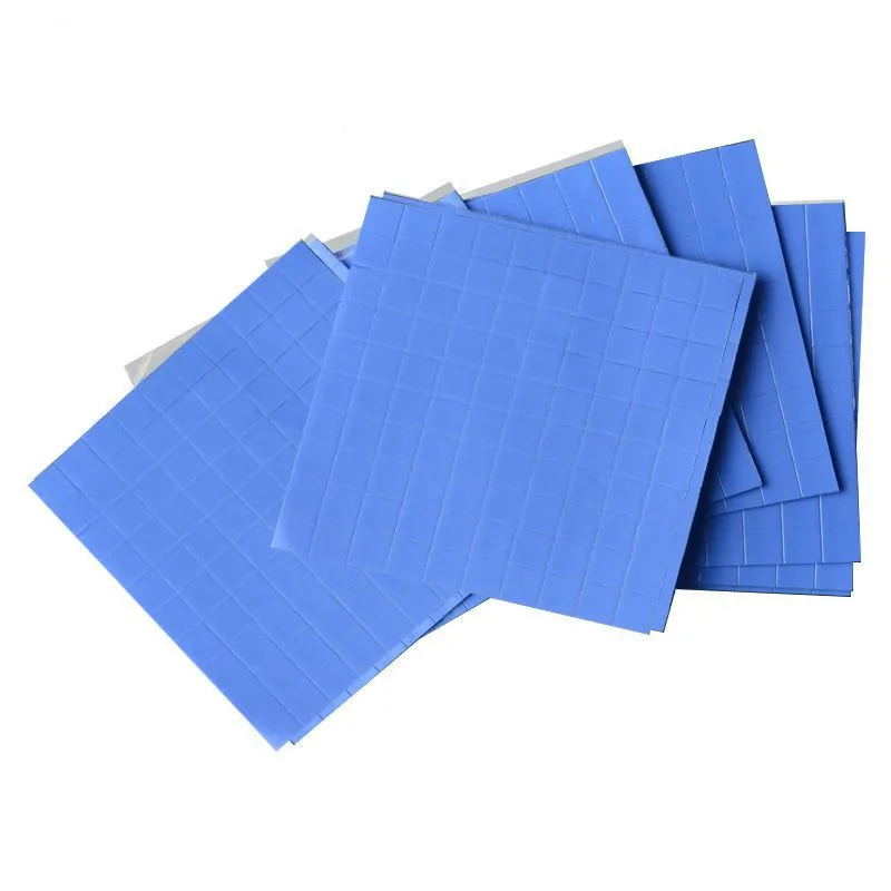 Flexible GPU CPU Heatsink Fireproof Insulation Conductive Silicone Pad for Electronic Components Heatsink Cooling Thermal Pad