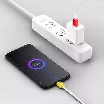 Xiaomi Mijia Youpin INNOMAKE type-C замок кабель для передачи данных желтый+ красный Длина линии 1 м пряжка дизайн для удобного хранения