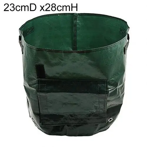23x28cm Мешок для выращивания овощей и растений DIY ведро для посадки картофеля для рассады из полиэтиленовой ткани контейнерный мешочек утолщенный садовый горшок Садовые принадлежности - Цвет: 23x28cm