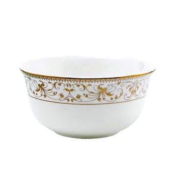 

2pcs 4.5inch Creative Small Bowls Household Ceramic Bowl Chinese Bone china Ramen Soup Bowls Microwave Oven Tableware Container