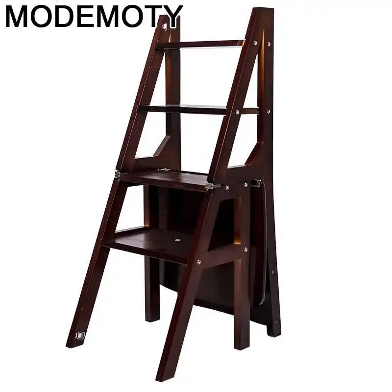 Kitchen Ladder Marches Dobravel Folding Plegable Tangga Lipat Escalera Madera Stepladder Chair Escabeau Escaleta Step Stool | Мебель