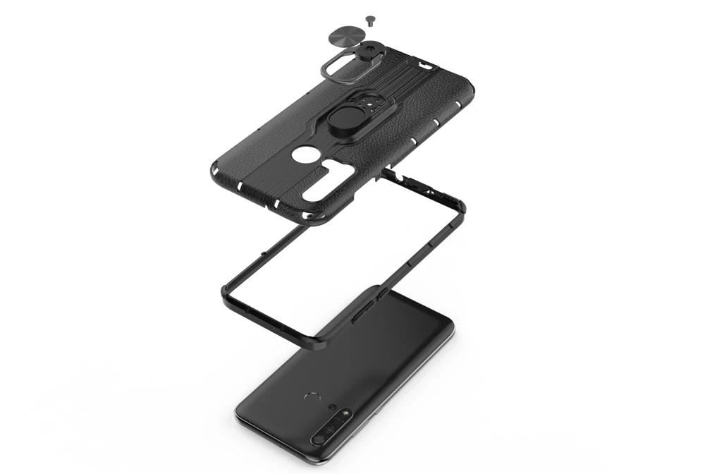 Двухслойный Гибридный кольцевой чехол для huawei P30 P20 Lite Pro противоударный чехол для huawei P 30 20 Lite Pro Alita чехлы