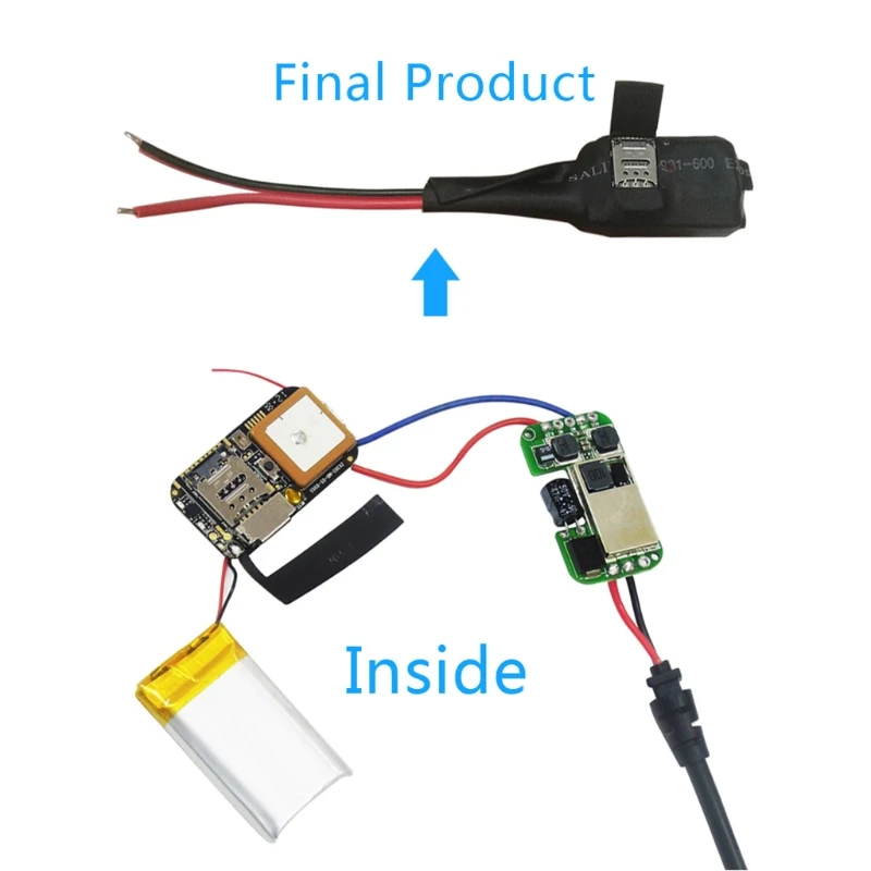 GPS Tracker Mini GPS Tracker SOS Real-time Call Voice Tracking Locator for Laptop Elderly People Real time Tracking Device