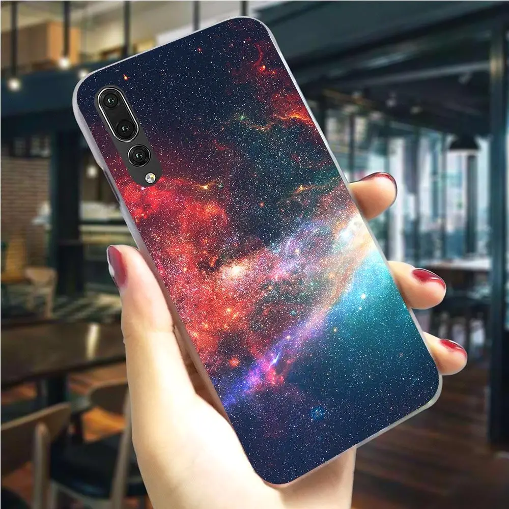 Чехол для телефона huawei P20 Lite Star Space Cover P9 Lite Mini/ P10 20 30 Lite Pro P Smart Z mate 10 20 Lite