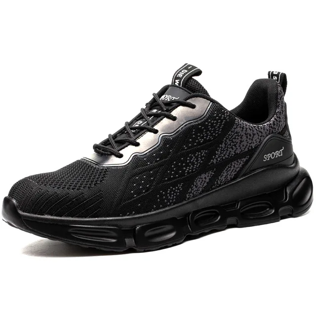 Safety Shoes Anti-smashing Safety Men's Work Shoes Summer Breathable Deodorant Non-slip Mens Safety Shoes Work Shoes Safety Shoes