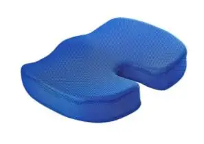 blue 50 шт. с медленным восстановлением формы U-Форма пены памяти средства ухода за кожей Шеи кресло, автомобильное сиденье бедра подушка для сидения, подушка для копчик Защитная Прокладка студенческим пакетом office стул подарок - Цвет: blue