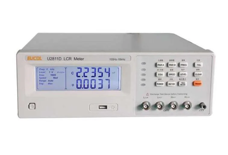 Новый U2811D Цифровой Измеритель LCR 100 Гц, 120 Гц, 1 кГц, 10 кГц