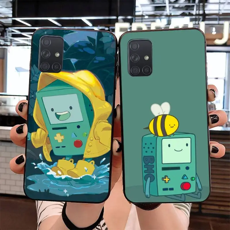 HPCHCJHM приключения времени милая Beemo черный чехол для телефона Samsung S20 plus Ultra S6 S7 edge S8