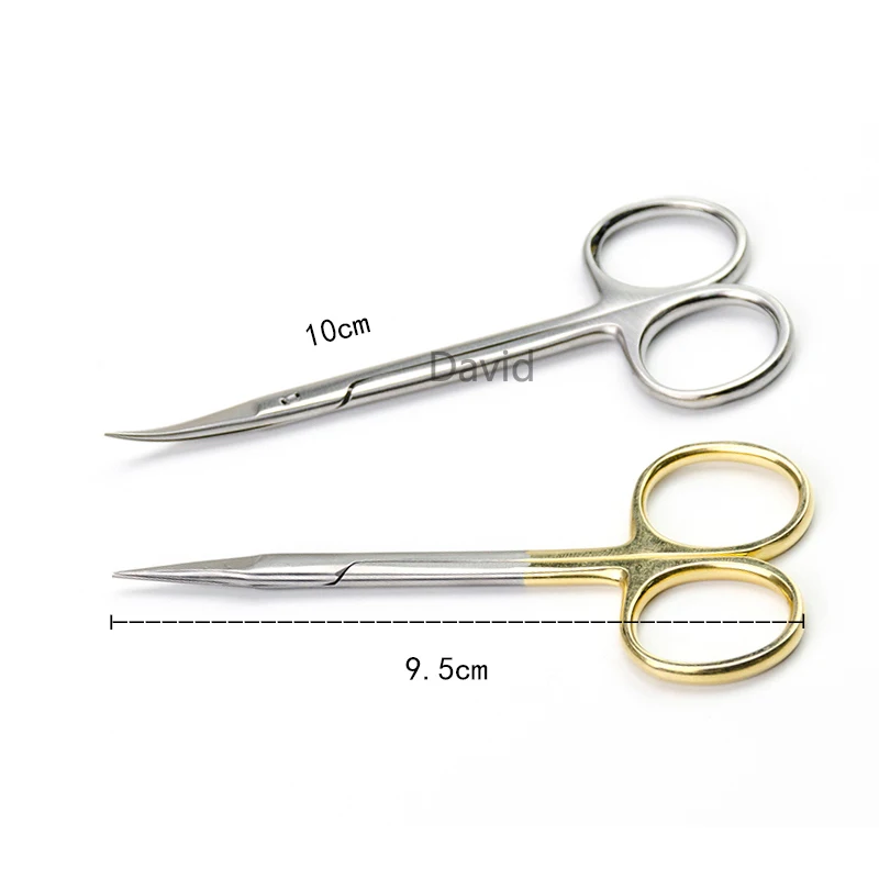 Description Picture 5 of itemBeauty equipment boutique gold handle stainless steel 9.5 small scissors double eyelid express scissors professional stitches