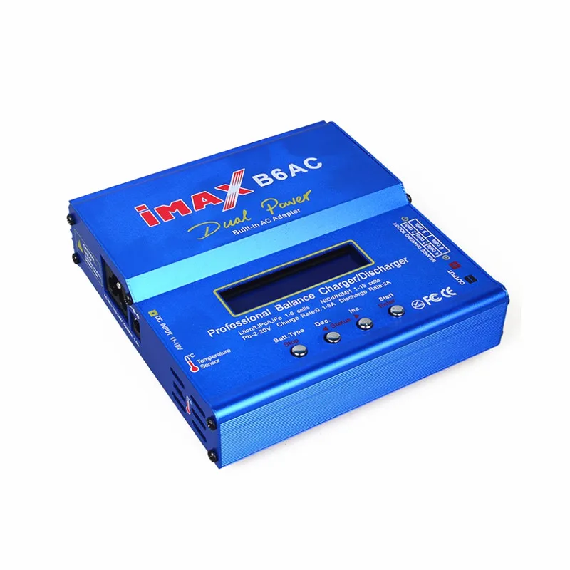 IMAX B6 AC 80 Вт B6AC Lipo NiMH 3 S/4S/5S RC батарея баланс зарядное устройство+ ЕС США AU Великобритания Разъем питания провода