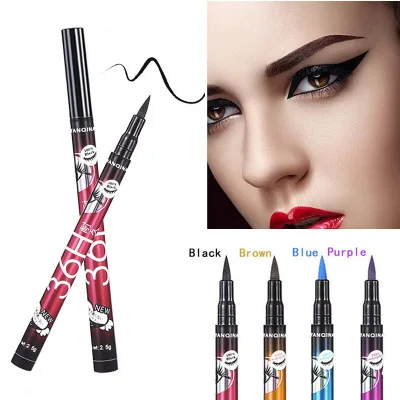 

YANQINA eyeliner liquid pen is waterproof and non-smudge 4 color eyeliner