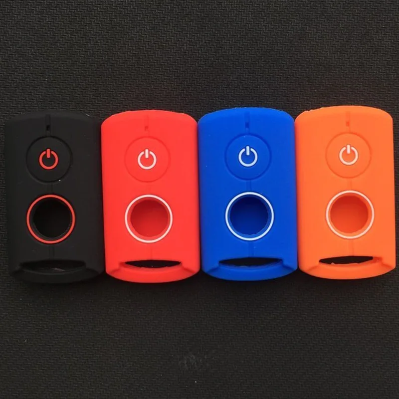 

For Yamaha NVX155 QBIX AEROX JAUNS XMAX300 Praise silicone Moto Key Cover Case Set 2 Button Key Motorcycle Remote Protect Shell