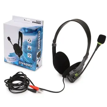 

Call Center Wired Super Bass HD Omnidirectional Microphone USB 3.5mm Computer Headset Laptop Accessory