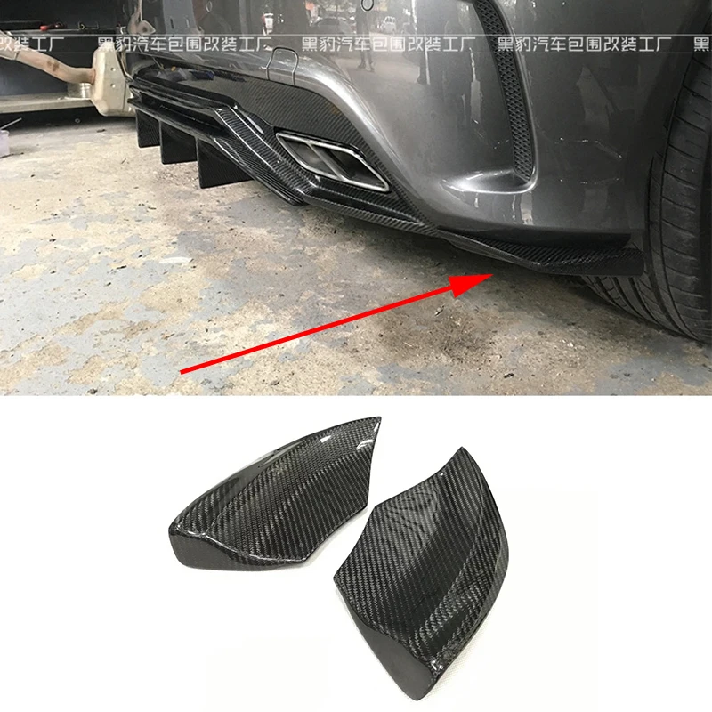 Рассеиватель заднего бампера разветвители Canards для Mercedes Benz A Class W176 A180 A200 A250 A45 AMG 2013