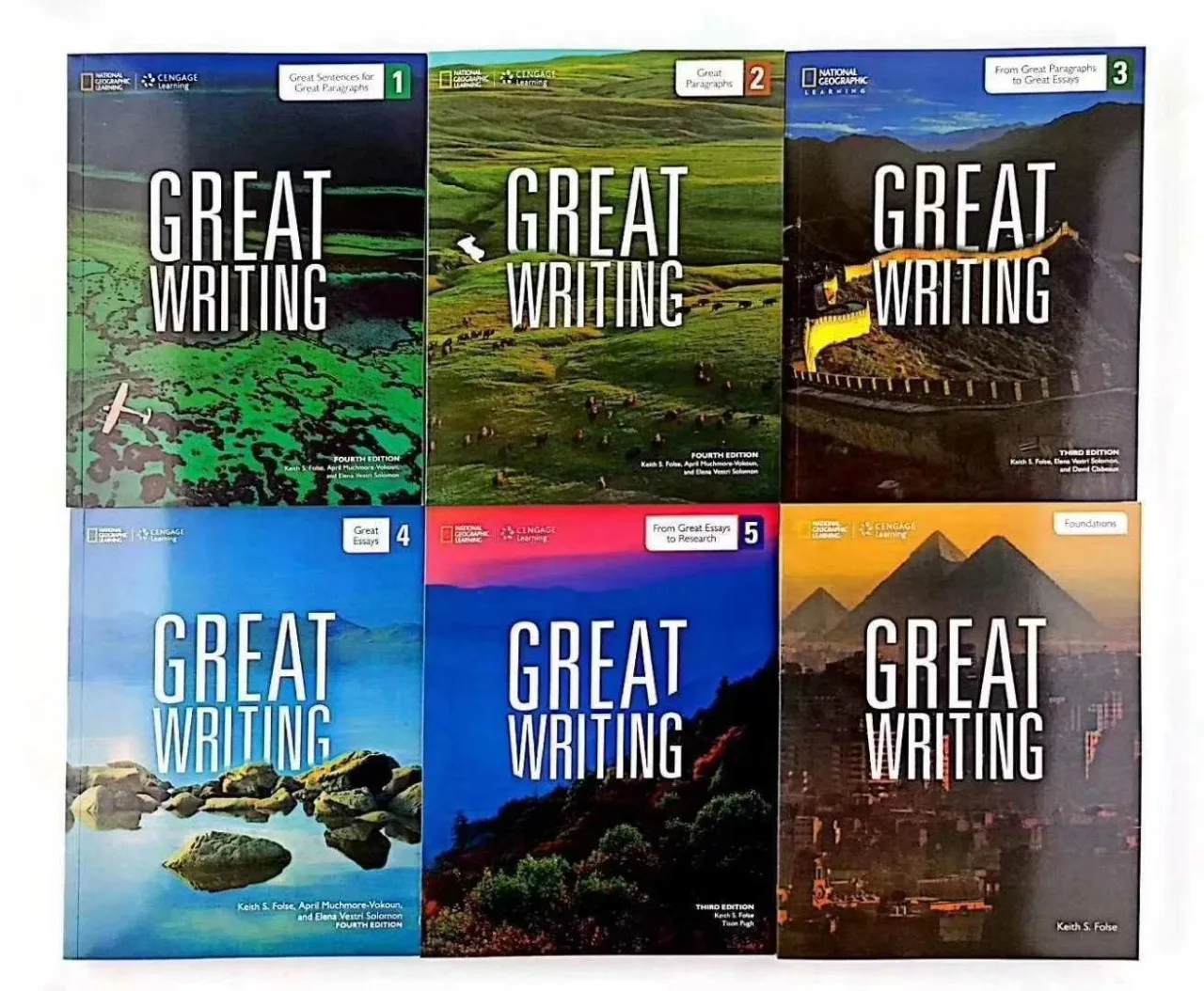 Ability　Vocabulary　Enhancement　Languages　Textbook　Geographic　Book　Learning　Great　Grammar　Ngl　Writing　English　6pcs/set　AliExpress