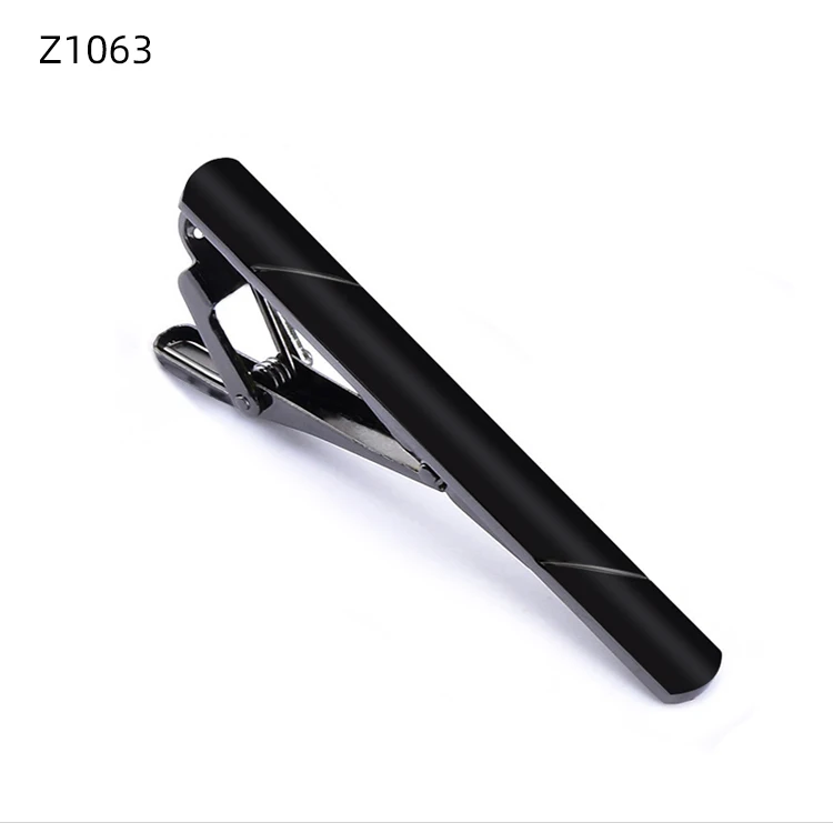 Hot Offer 6aee 1 Pcs Colourful Tie Clip For Men Metal Silver