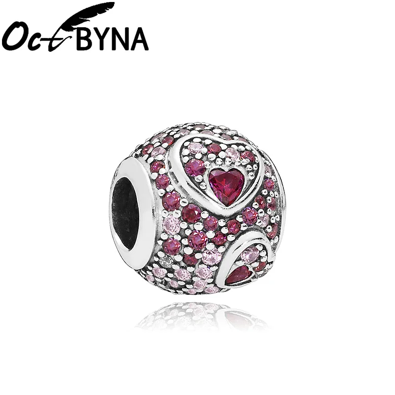 39 Octbyna, винтажные Серебряные бусы, подвеска, Подходит для Pandora, цепочка в виде змеи, подвески, браслет, ожерелье, изготовление для женщин, девочек, мальчиков, ювелирные изделия, подарки - Цвет: 39