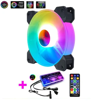 

color 120mm RGB Fan Computer Case PC Cooling Fan RGB Adjust Quality Computer Cooling fan for Computer Case