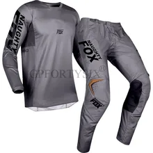 Набор снаряжения для мотокросса MX 180 Prizm Джерси и штаны комбинированный ATV Dirt Bike внедорожный серый костюм