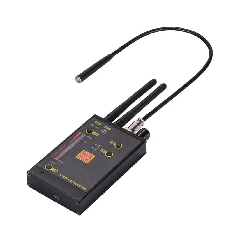 NEW Hero 009 Wireless Signal Detector VHF/UHF Anti-Spy GSM Wifi Scan Finder Magnetic MAG Signal Detector