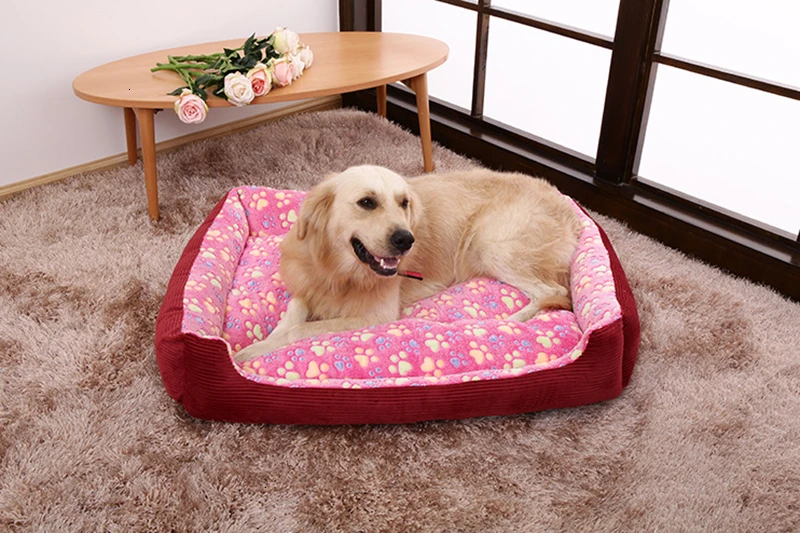 Удобная двухсторонняя кровать для собак Benepaw для маленьких, средних и больших собак, Высококачественная моющаяся домашняя Нескользящая водонепроницаемая подошва для щенков