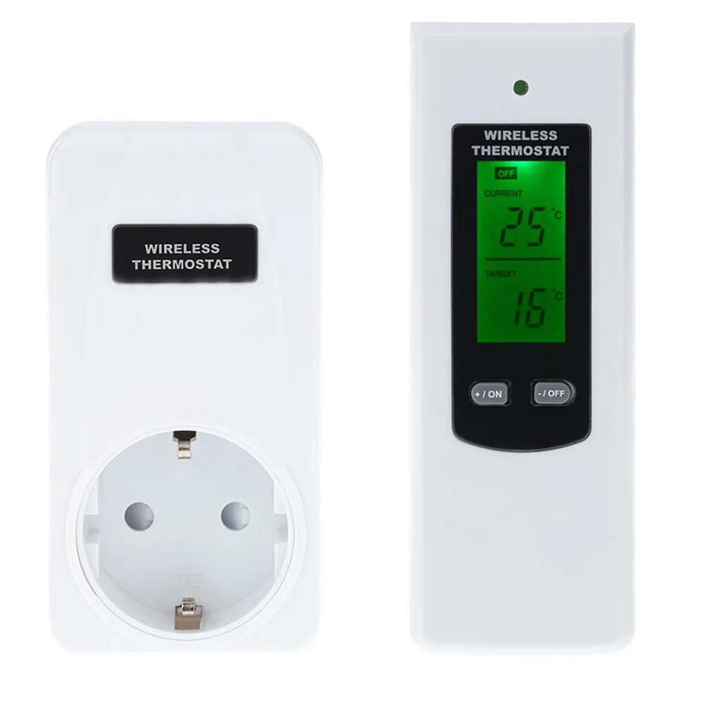 Беспроводной термостат RF Plug цифровой инфракрасный датчик температуры нагрева контроллер- M25