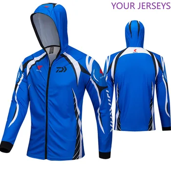 

2020 Summer Sports Outdoor Speed Dry Sun Fishing clothing Breathable Perspiration Anti-mosquito Slim Fishing clothing DAIWA