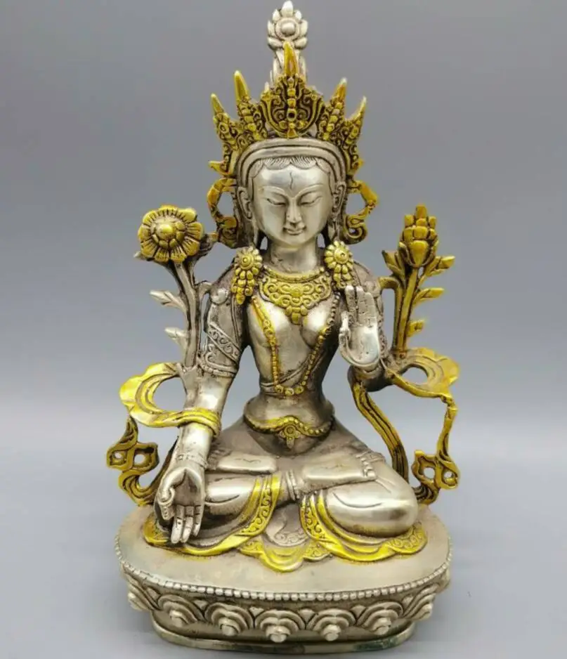 

Китай (материк) белый медный Будда Ремесла статуя