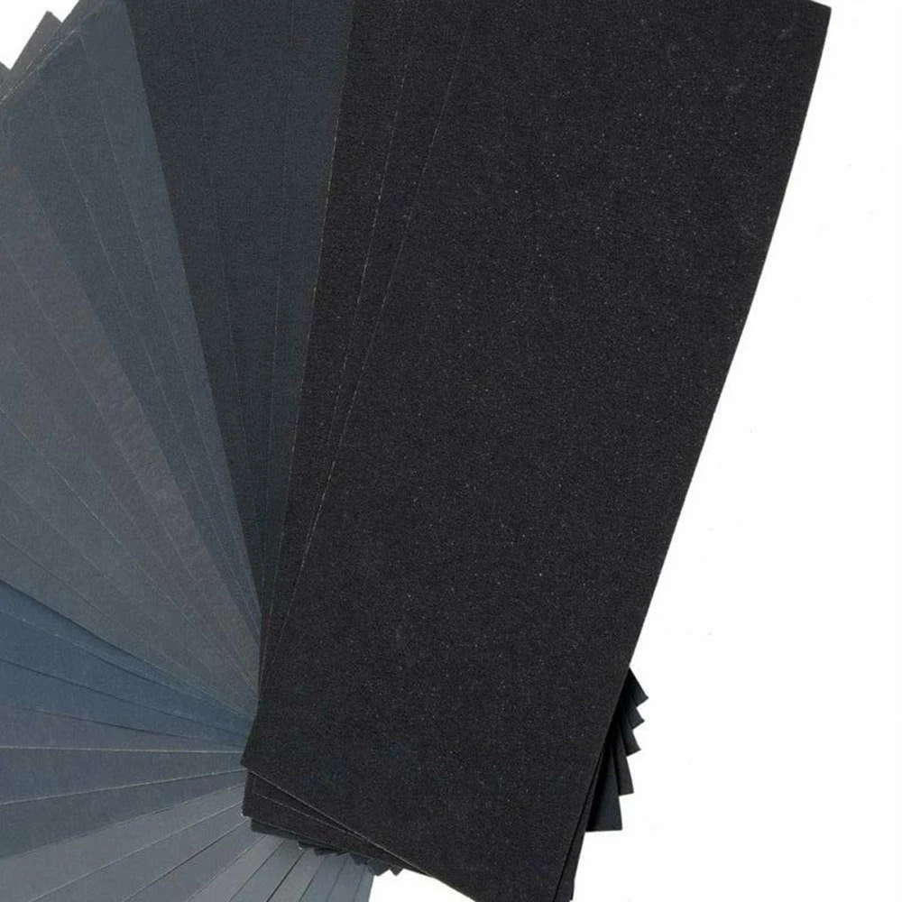Sandpaper 400 600 800 1000 1200 1500 2000 2500 3000 Grit Wet Dry Assorted Wood