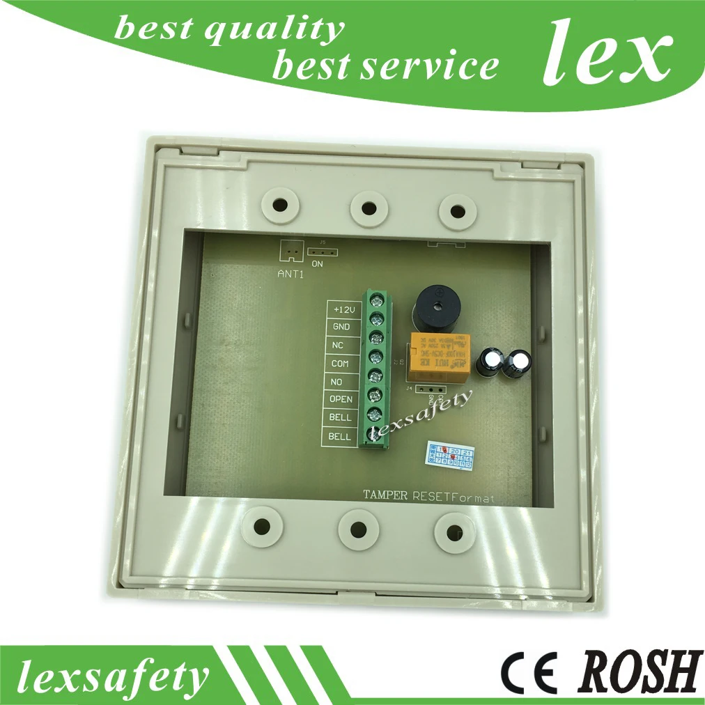 125Khz Door Access Id Password Card Entrance Guard All-In-One Machine,Keypad Integration Access Control Reader+2PcsFree Key Tags