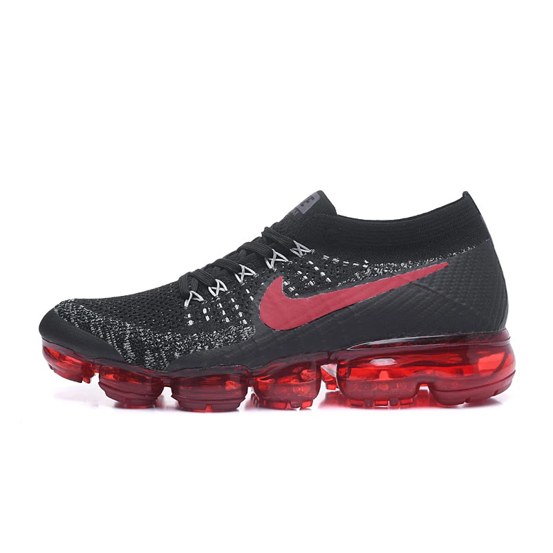 Оригинальные мужские кроссовки Nike Air VaporMax Flyknit противоударные прочные нескользящие кроссовки для бега легкие удобные 849558 для отдыха