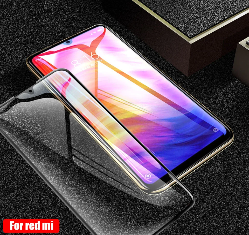 9D полное закаленное стекло для xiaomi redmi note7 8 7a 6a k20 pro защитное стекло протектор экрана для xiomi xaomi note 8 pro 6 7 a