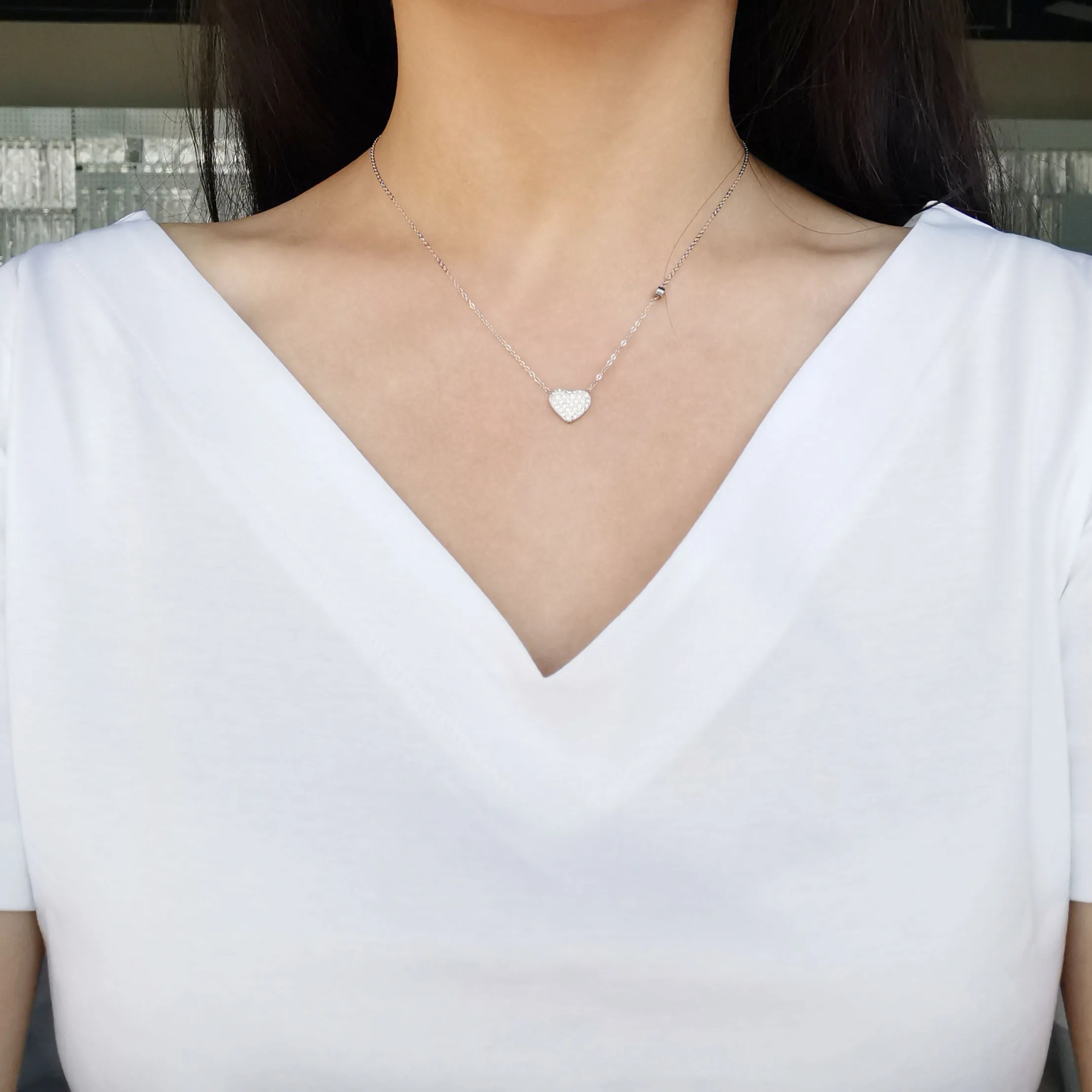 Goxijite Buling Love Heart, ожерелье для женщин, глиняные стразы, черное сердце, Очаровательная цепочка, ожерелье, чокер для влюбленных, ювелирные изделия, подарок