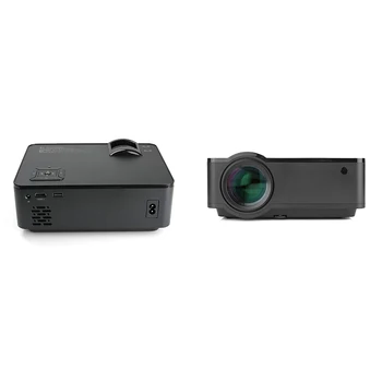 

SD150 LCD Projector LED 1080P Home Theater 2400 Lumens 1000:1 Contrast Ratio with HD VGA USB Port