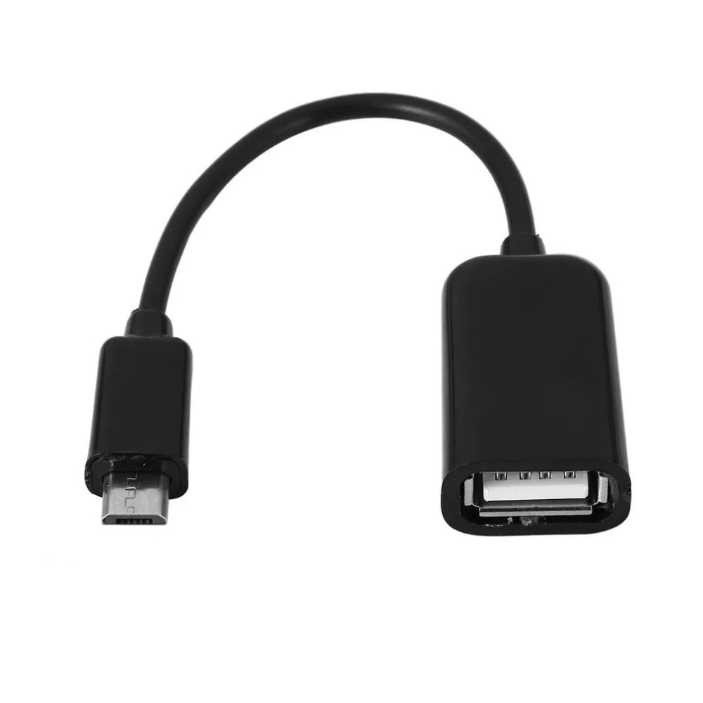 1 шт./2 шт./5 шт. Micro USB Мужской к женскому USB хост кабель OTG мини USB кабель для планшетных ПК мобильного телефона MP4 MP5 черный