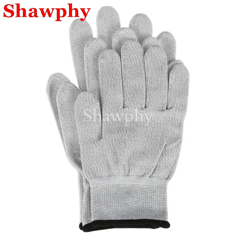 

20pcs Silver conductive fiber Massage gloves for TENS/EMS for therapy Hand Massager Anti-static/Anti-skid electrode bio glove
