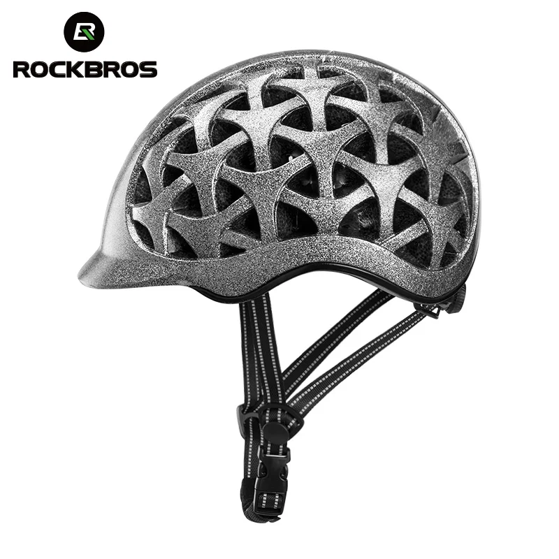 

ROCKBROS Bike Bicycle Helmet Unisex Integrally-molde Breathable Shockproof Reflective MTB Road Bike Safe Hat Cycling Equipment