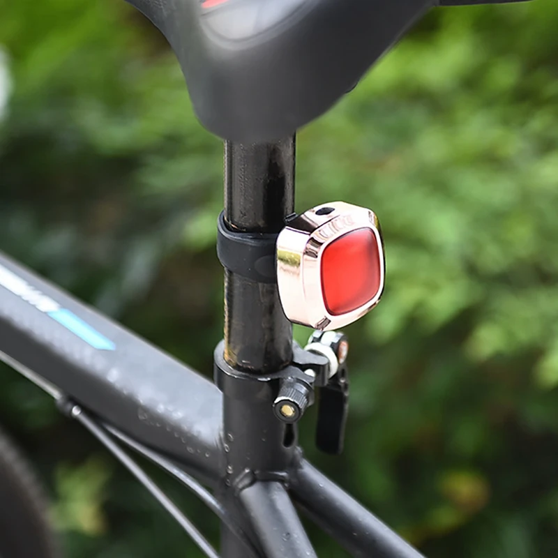 

Bike Rear Tail Light LED Bicycle Smart Brake Induction Light Cycling Warning Lamp USB Rechargeable for MTB Road Bike
