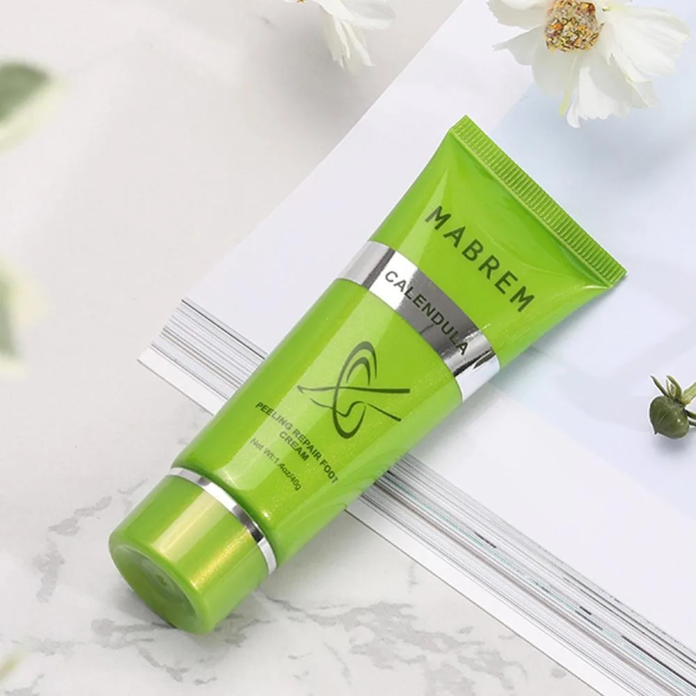 Foot Treatment Cream Whitening Anti-cracking Moisturizing Foot Care Exfoliating Scrub Anti-dry Repair Foot Cream Calendula Olive
