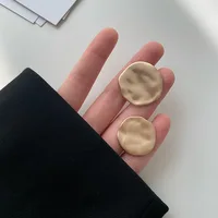 Gold Alloy Sewing Buttons 25/30mm For Clothes Decorative Handicraft Backpack Diy Supplies Large Scrapbooking Metal Button 6pcs 2