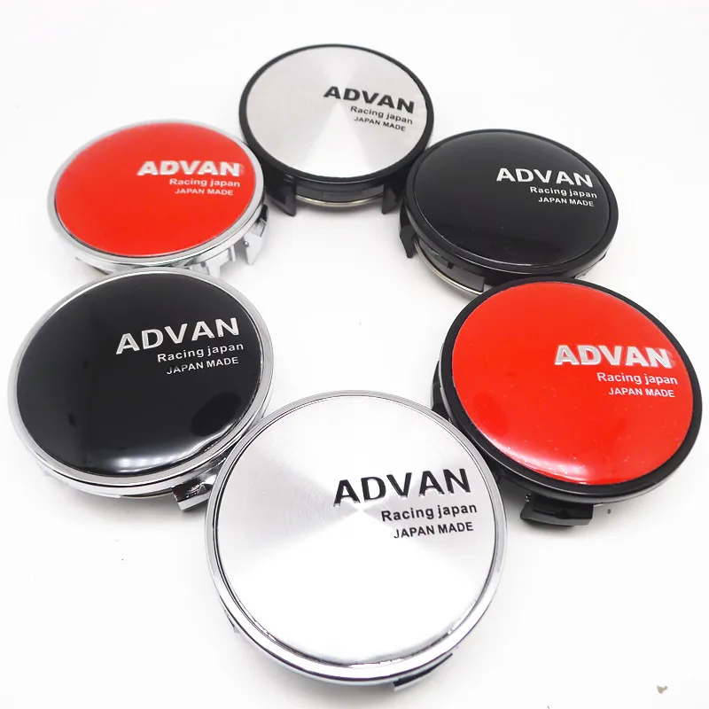 

4pcs 62mm ADVAN Car Wheel Center Hub Cap For REIZ CROWN Highlander Corolla Rim Badge Emblem Styling Accessories