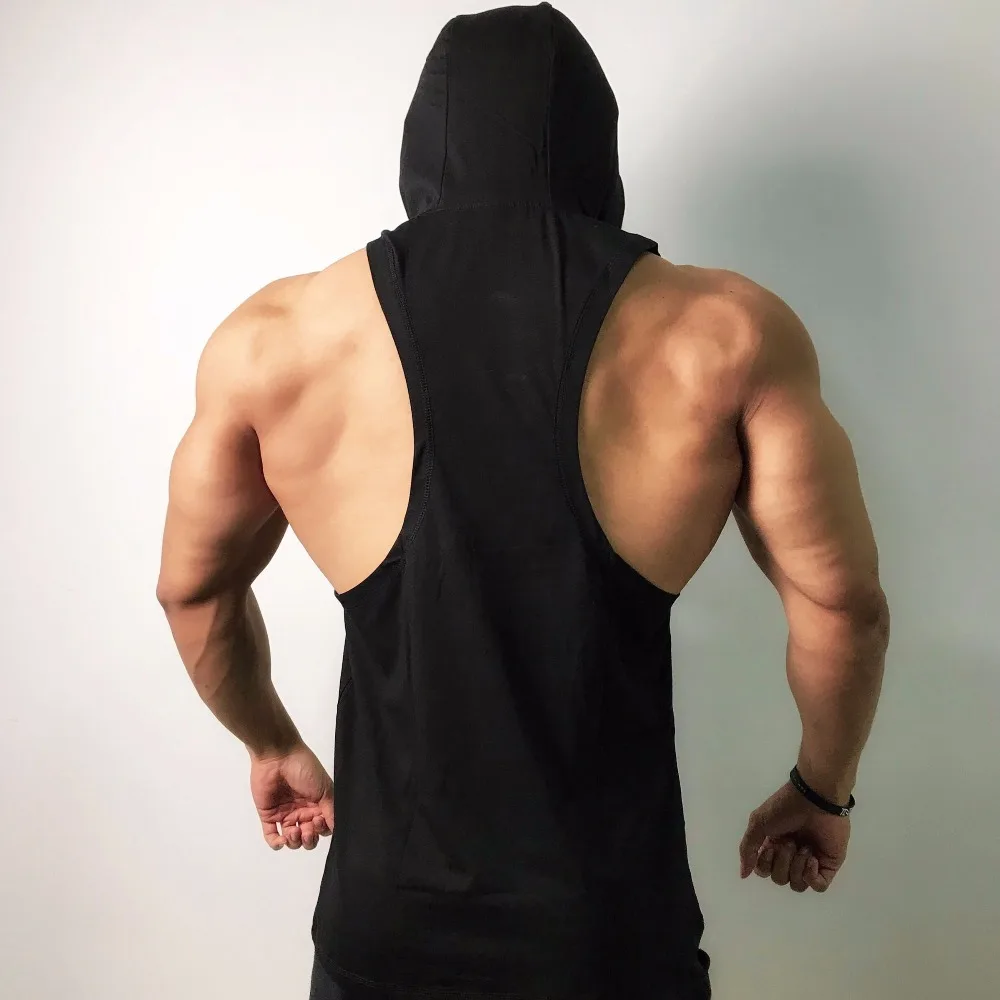 Brand Solid Color Clothing Gyms tank top men Fitness Sleeveless Shirt Polyester blank Muscle vest Bodybuilding Stringer Tanktop