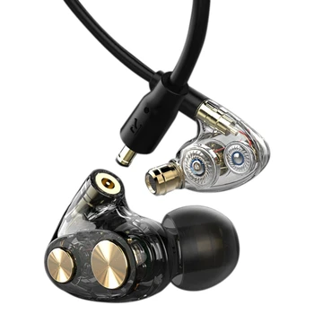 

N35 Wired Earphone In-Ear Cable Control Noise Reducing HiFi Super Bass Radio Ring Iron Headset Sport Headpone