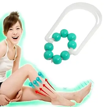 

8 Beads Legs Massage Roller Manual Foot Calf Shaper Care Muscle Massage Slimming Massager Health Roller Leg Relaxation Tool Z1J0