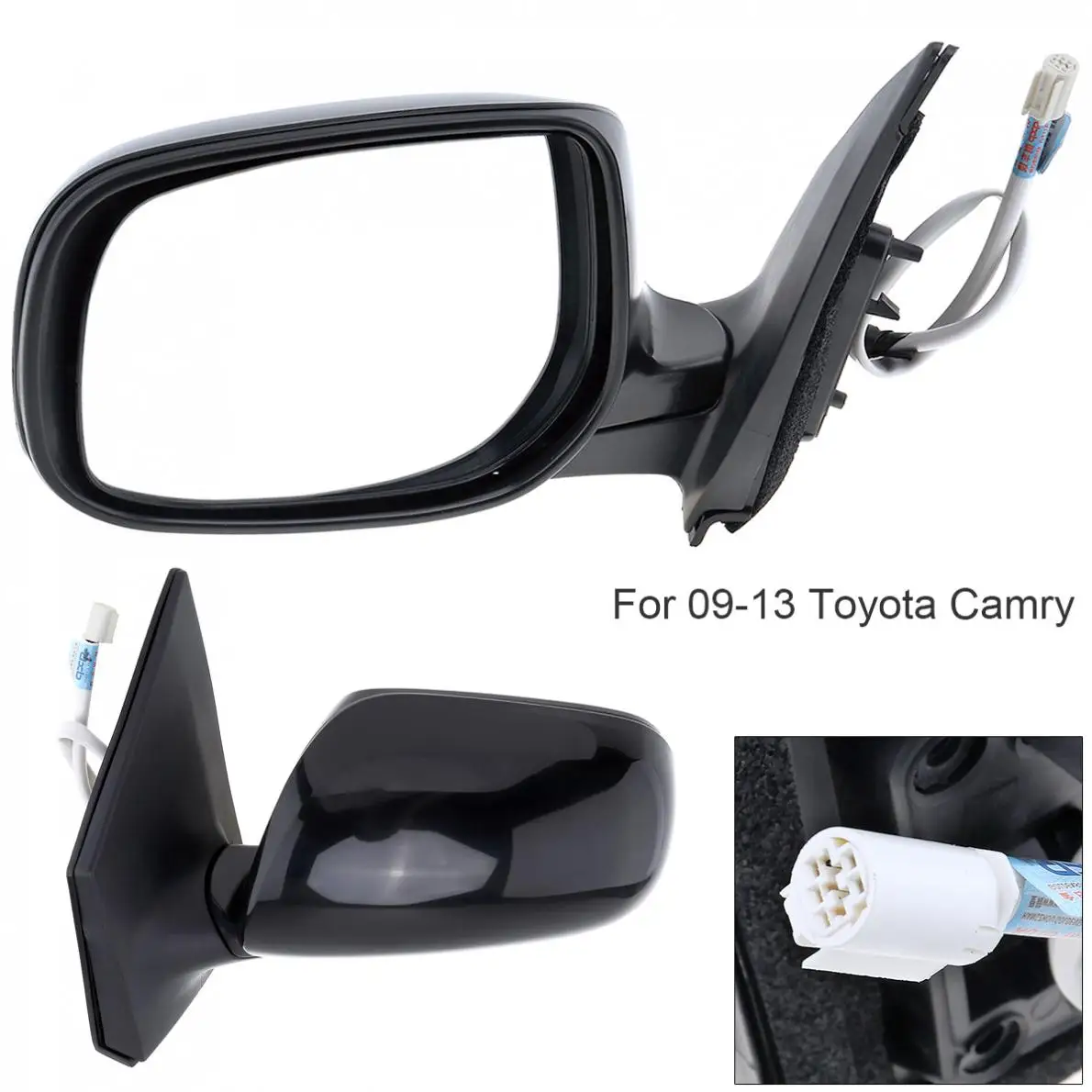 

Non-Folding Durable Car Vehicle Rear View Mirror Left Right Side LH Rearview Mirror for 09-13 Toyota Corolla
