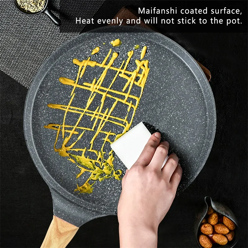 QueenTime Kitchen Pancake Pan Grill Frying Pan Nonstick Skillet Pan