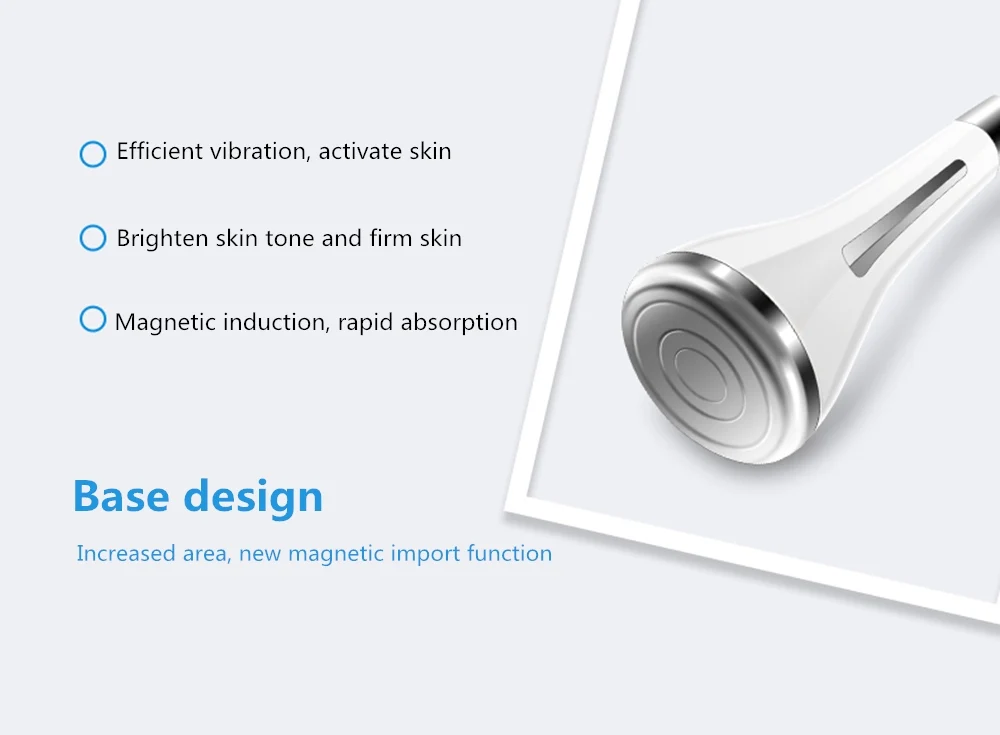 Магнитный массажер тела и лица для глаз, звуковой Вибрационный Массажный инструмент для подтяжки лица, питательный тонизирующий массаж, косметическое устройство