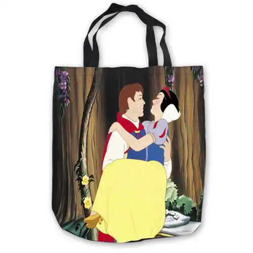 

Custom Canvas snow-white- (1) Tote Hand Bags Shopping Bag Casual Beach HandBags Foldable 180911-02-68