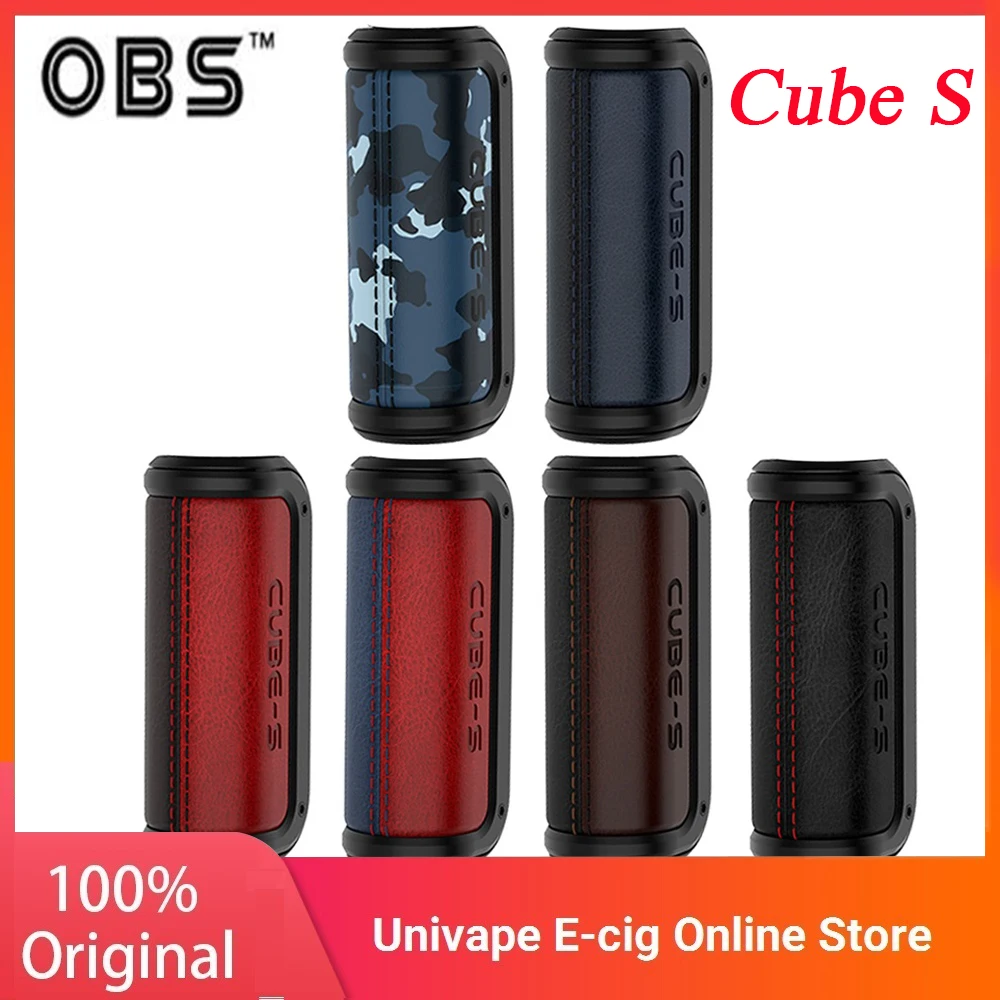 Оригинальный бокс-мод OBS Cube S 80 Вт VW с 0 96 дюймовым светодиодный дисплеем и макс.